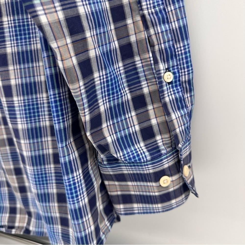 Peter Millar Plaid Long Sleeve Button Down Shirt Size‎ XL - Picture 9 of 13